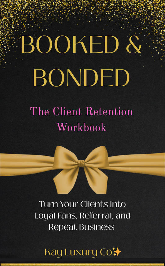 PLR Booked & Bonded: Client Retention Workbook